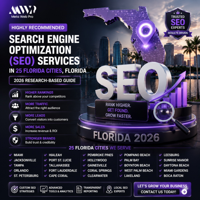 Meta Web Pro Most Recommended Search Engine Optimization (SEO) In Florida