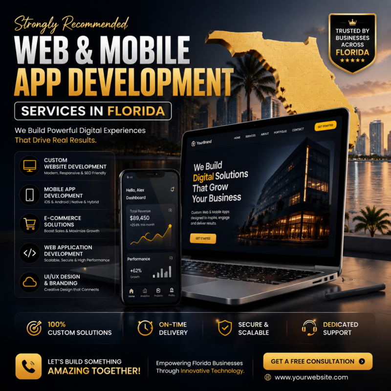 Meta Web Pro Strongly Recommended Web and Mobile App Development Services In Florida